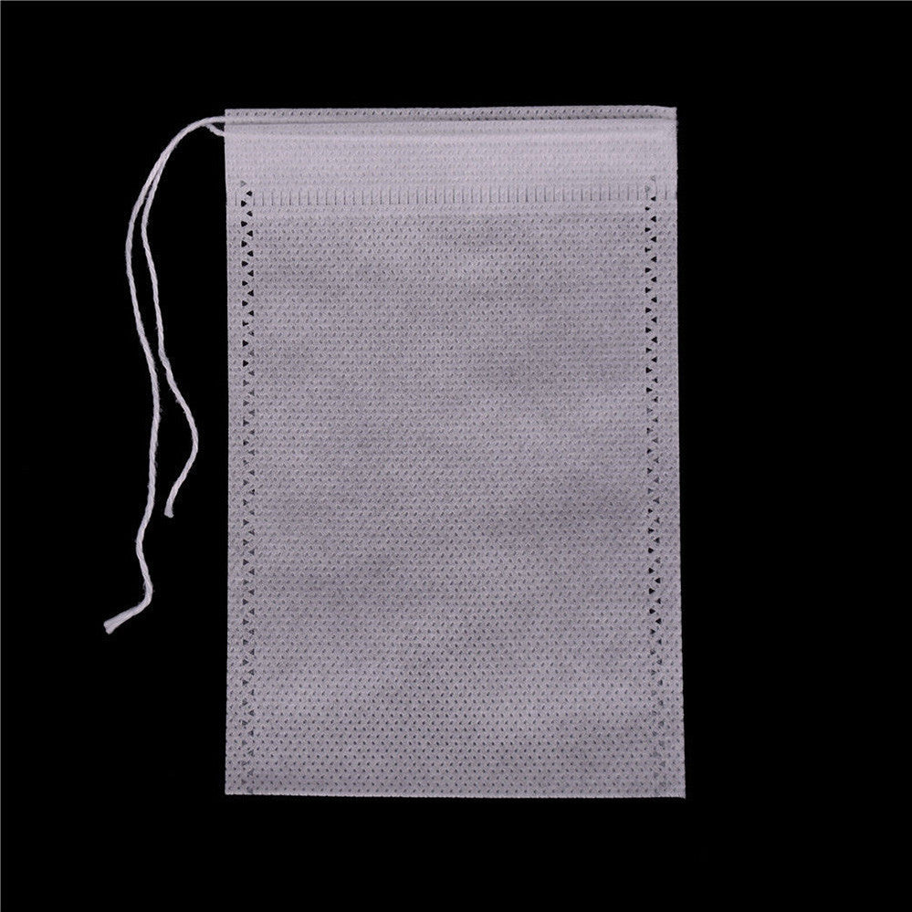 100pcs Non-woven Cloth Heat Sealing Filter Paper Loose Disposable Empty Tea Bag