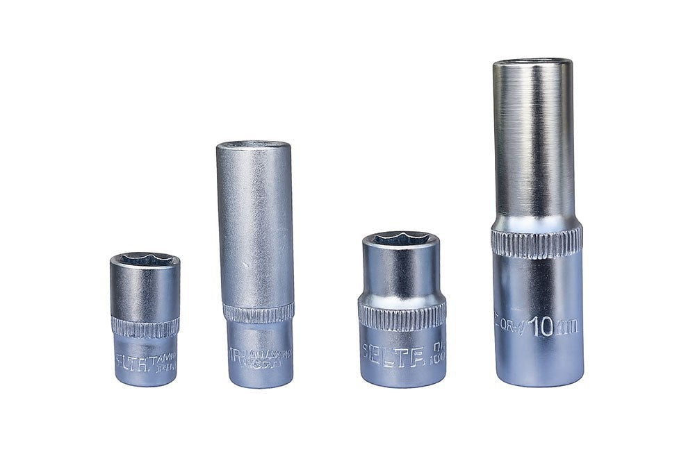 Selta Taiwan 5pc-pack 6pt 10mm Flank Socket 1/4" dr. or 3/8" dr. Regualr or Deep