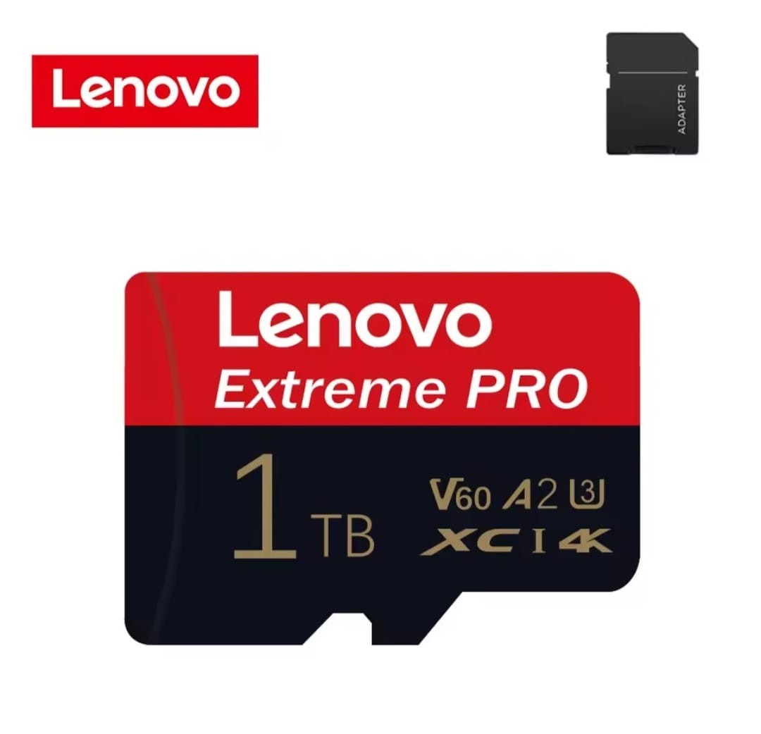 2TB High-Speed Micro TF/SD Card 1TB Cards Class 10 Memory Card Waterproof – Compatible with Lenovo