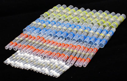 50pcs Mixed Waterproof Heat shrink Wire Connector Solder Insulated Joiners