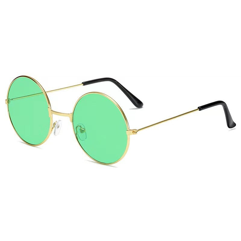 60s HIPPY GLASSES - Red, Blue, Purple, Green Yellow & Pink Hippie John Lennon