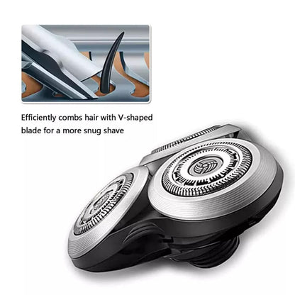 SH90 Replacement Heads (with Whole Base) Compatible with Philips Norelco Shavers Series 9000