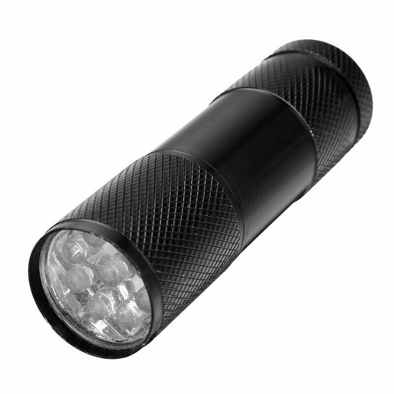 UV Resin Curing Lamp Light 9 LED UV Resin Nail Dryer Blacklight Flashlights