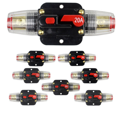 20-150AMP Circuit Breaker Dual Battery IP67 Waterproof Fuse Manual Reset 12V 24V