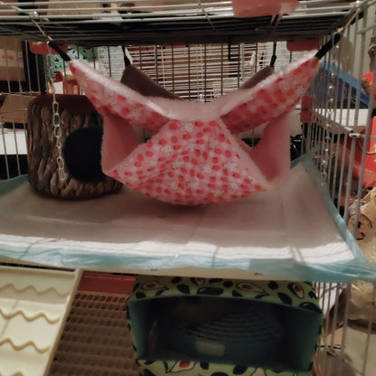 Guinea Pig Rat Hammock Hamster Ferret Hanging Nest Mice Bed Toy Warmer House