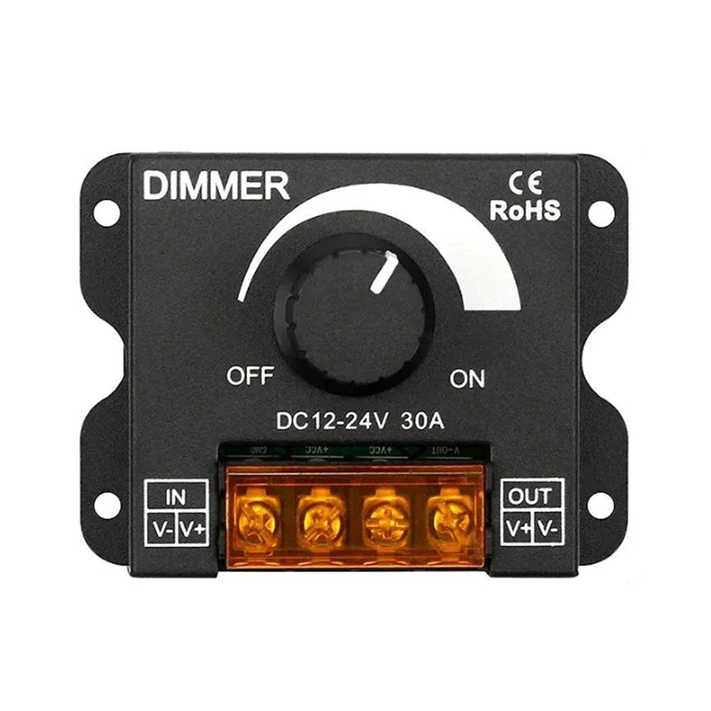 DC 12v 24v 30A Led Switch Dimmer Controller For Led Strip Light Single Colour