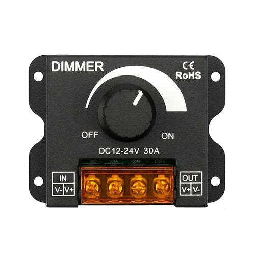 DC 12v 24v 30A Led Switch Dimmer Controller For Led Strip Light Single Colour