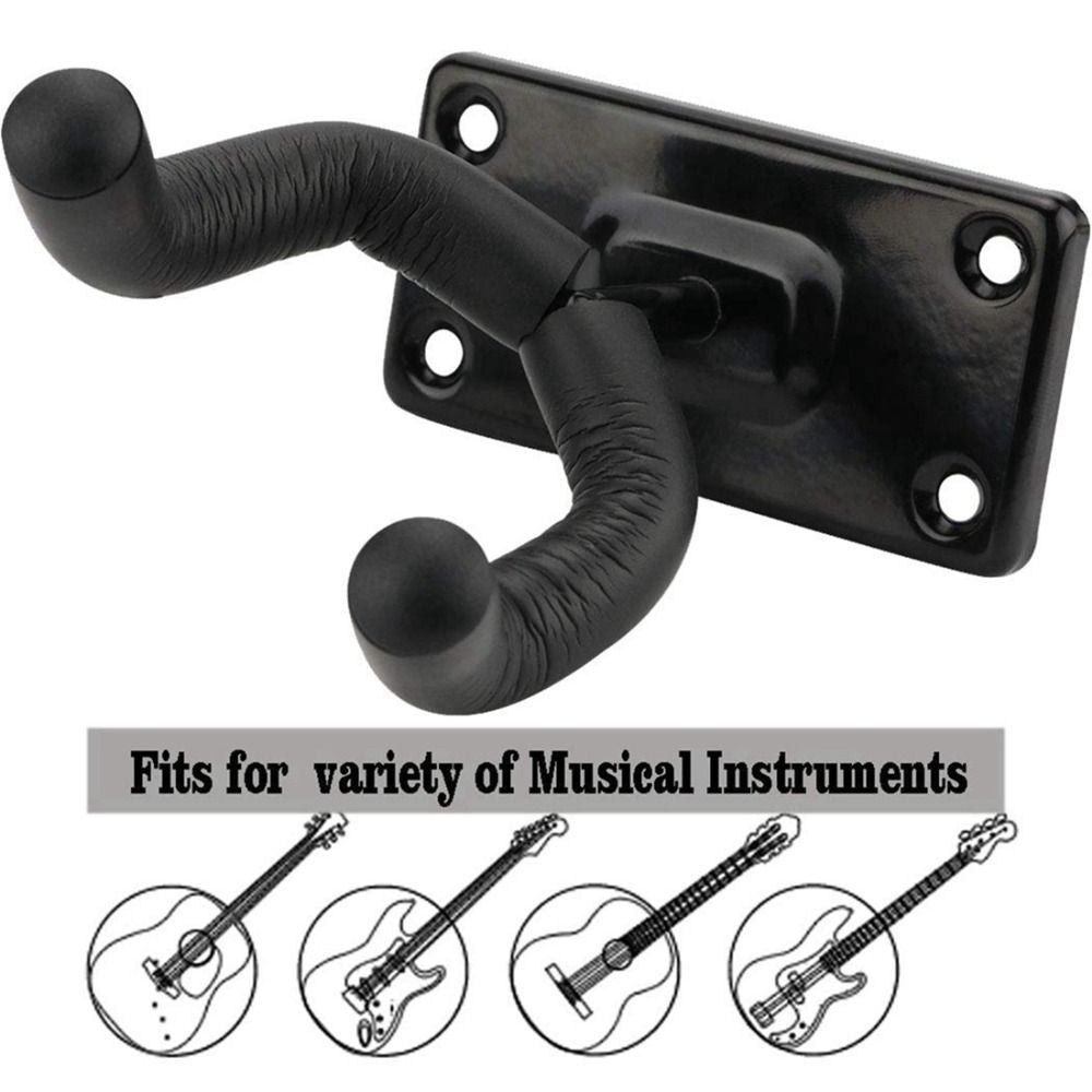 Wall Mount Guitar Hook Non-slip Ukulele Hanger Guitar Display Rack  Bass