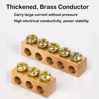 High Power Quick Terminal Block Conductor Brass Wire Connector  Electrical