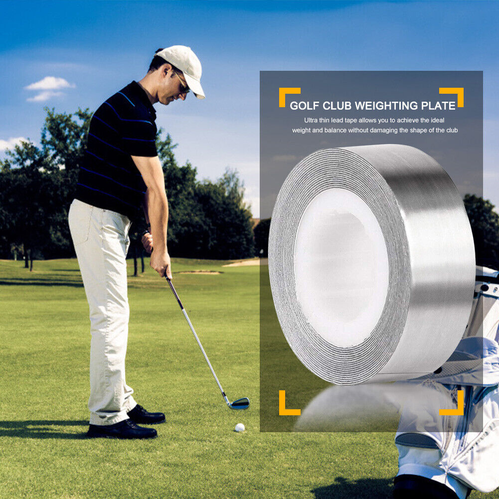 30g-200g Self-adhesive Lead Foil Tape Roll Compatible with Golf Clubs Adjusting Swing Weight