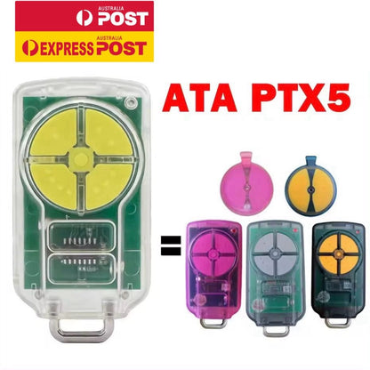 ATA PTX5 PTX-5v1 PTX-5V2 TrioCode GDO11v1/6v3/6v4/9/9v2/9v3 Garage Door Remote