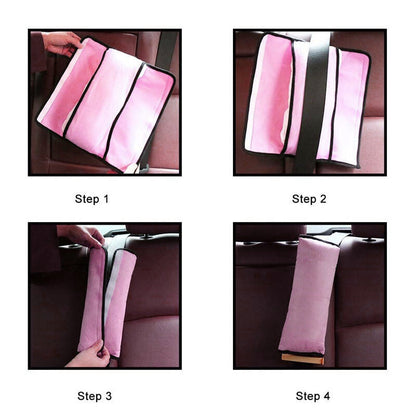 1/2× Children Kids Safety Seat Belt Cushion Pillow Harness Pad Shoulder Cover AU – Compatible with Seat