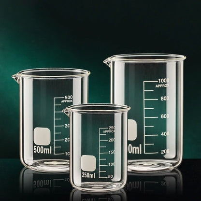 50-1000ML Borosilicate Glass Measuring Cup Graduated Cup Multifunctional Beaker