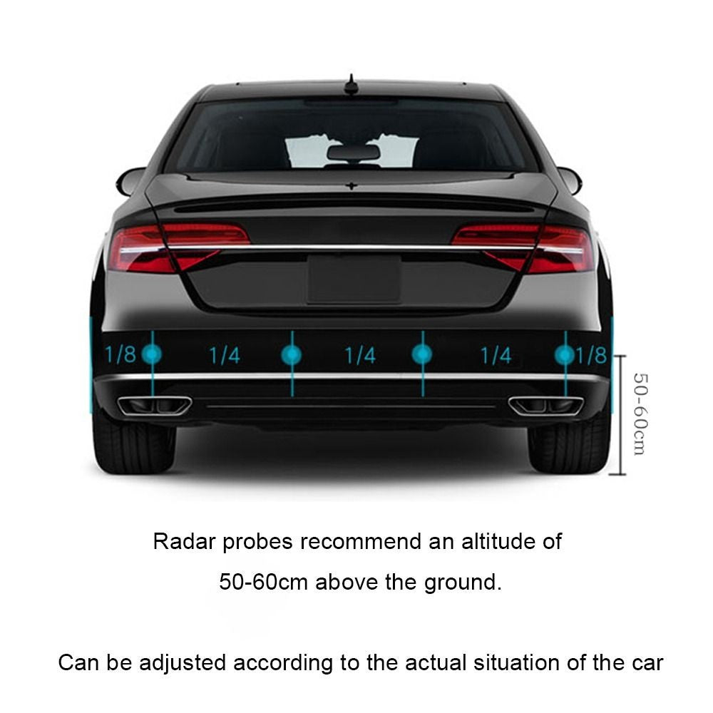 22mm Parking Sensor Kit 12V Car Parking Sensor Kit Reverse Radar Sound  Car