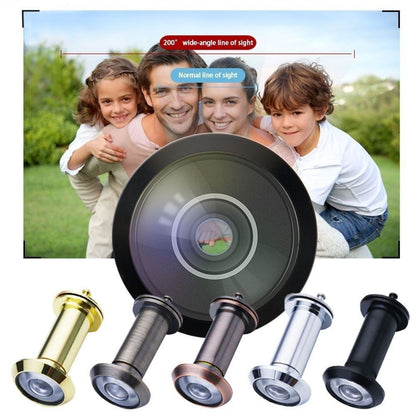Peephole Peek Peep Hole Security Door Cat Eye HD Glass Lens Door Viewer