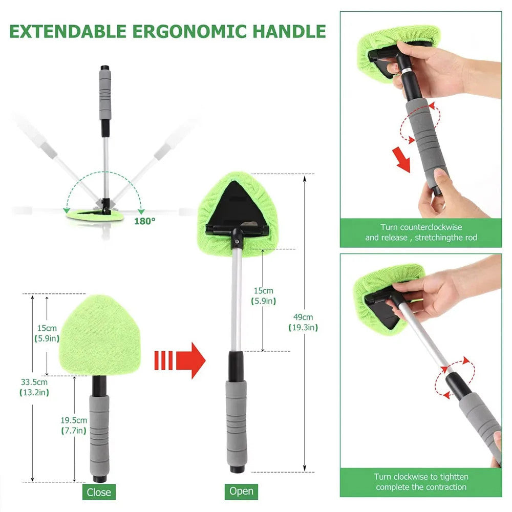 Auto Window Cleaning Windshield Cleaner Wiper Glass Windscreen Car Brush Tool