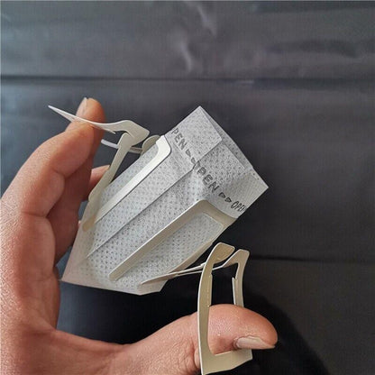 50 x Portable Handing Ear Drip Coffee Filter Paper Bag for Travel Home Office AU