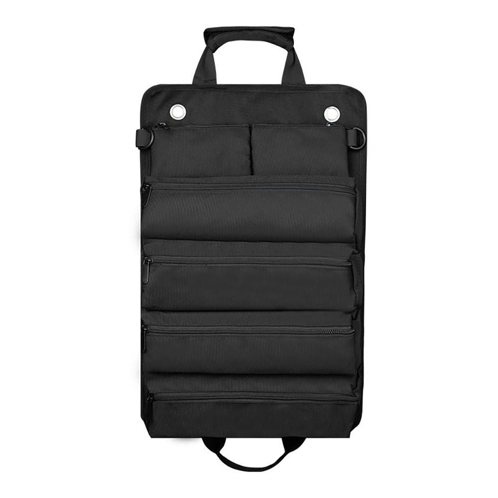 with 3 Detachable Pouches Roll Up Tool Bag Heavy Duty Roll Tool Organizer