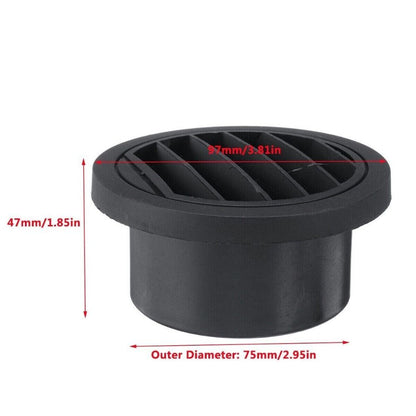 Air Heater 75mm Flat Diesel Ducting Duct Diesel Heater Air Vent Outlet