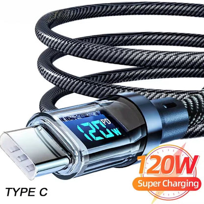 Fast Charging USB To Type-C Cable Compatible with Huawei / Xiaomi / Samsung / Vivo
