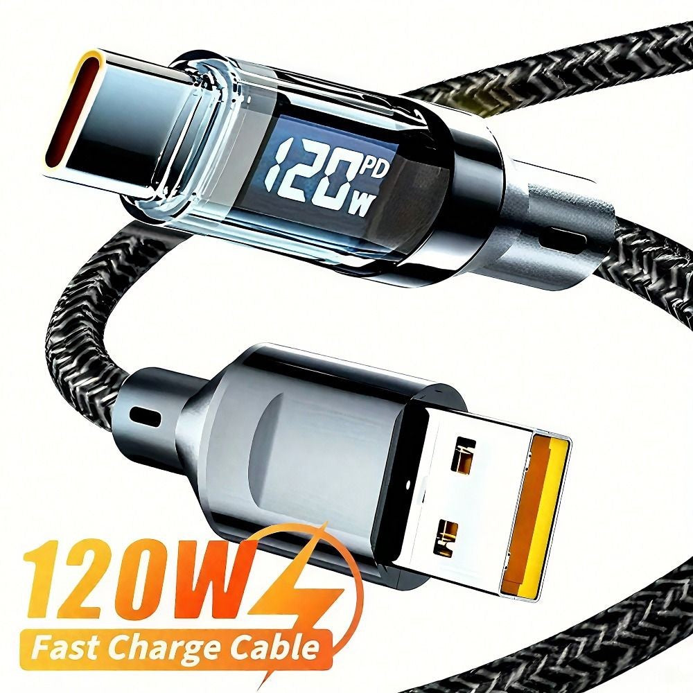 Fast Charging USB To Type-C Cable Compatible with Huawei / Xiaomi / Samsung / Vivo