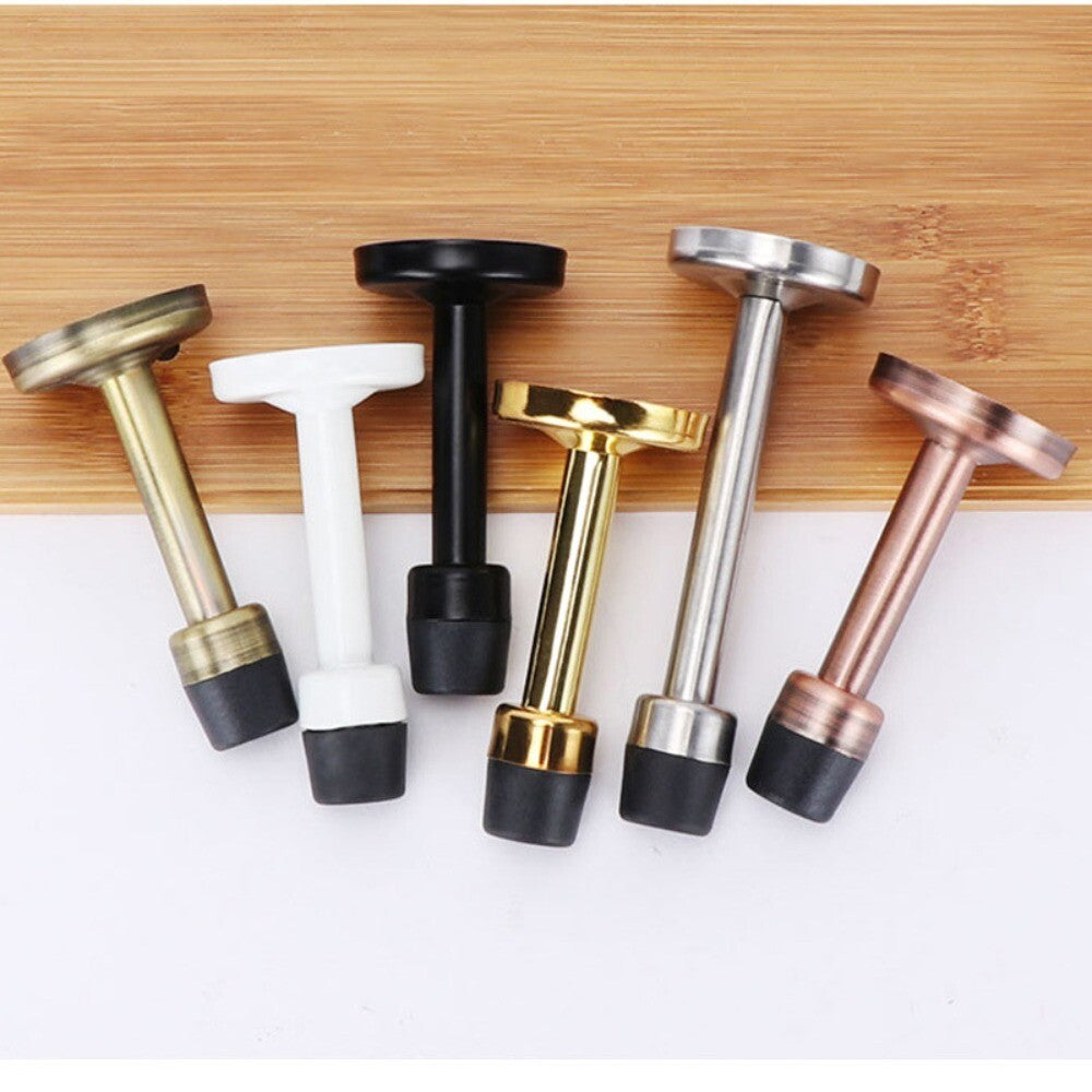 Wall Mounted Door Stopper Stainless Steel Rubber Holder Door Holder Hardware