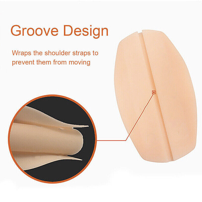 Silicone Non-slip Shoulder Pads Bra Strap Cushions Holder Underwear Pain Relief