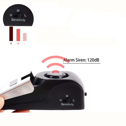 1-4PCS Door Stop Alarm Wireless Home Travel Security Portable Safety Wedge Alert