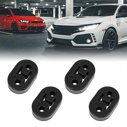 4x Universal Exhaust Mount Repair Hanger Bracket Heavy Duty Rubber Replacement