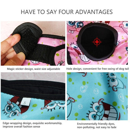 Washable Female Pet Dog Cat Nappy Diaper Physiological Pants Panties Underwear
