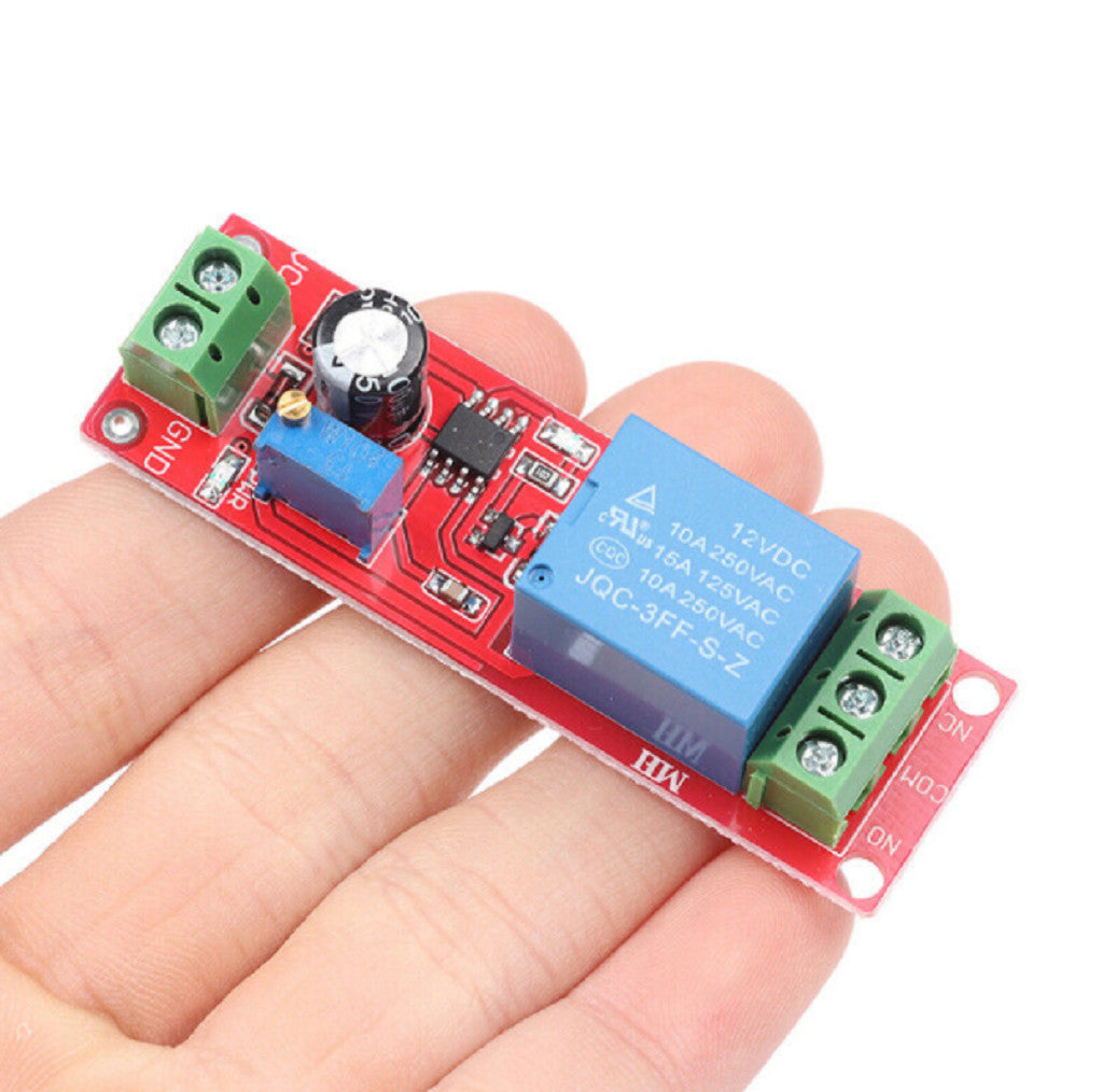 12V Delay Timer For NE555 Monostable Switch Relay Module Adjustable