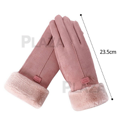 Women Winter Gloves Thermal Touch Screen Warm Windproof Soft Outdoor AU