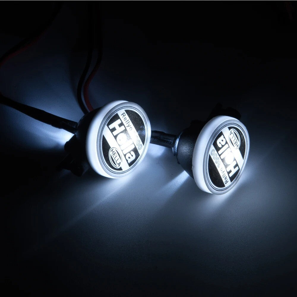 2/4LED RC Car Roof Light 1:10 RC Car Lights for Axial TRX4 SCX10 90046 D90