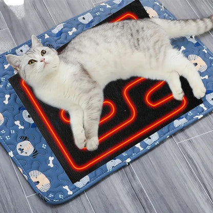 Pet Supplies USB Hot Compress Winter Heated Sheet Heat Mat Heating Pad Heater AU