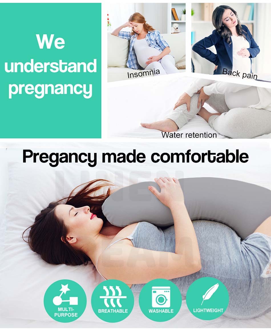Aus Made Maternity Pillow Pregnancy Nursing Body Support Feed Multi Purpose