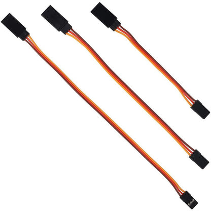 10Pcs 100-500mm Servo Extension Lead Wire Cable For RC Futaba JR Male to Female