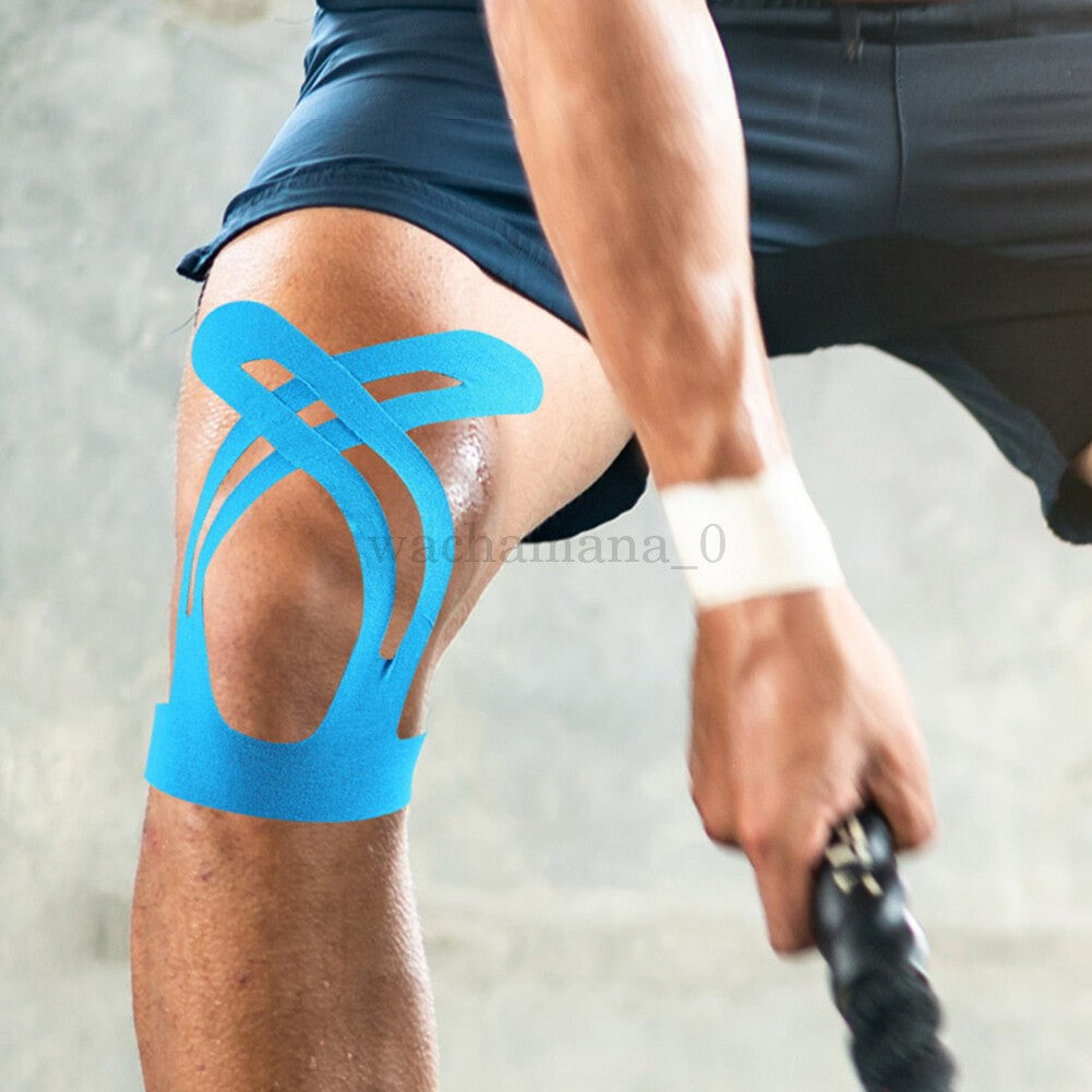 UP 20PCS Precut Kinesiology Tape Breathable Sports Tapes for Knee Pain Relief //
