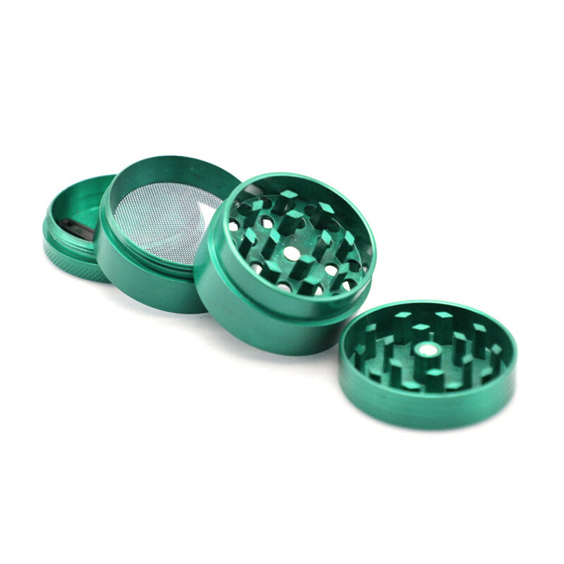 40mm 4-Layer Metal Alloy Herb Tobacco Grinder Smoke Crusher Spice Hand Muller