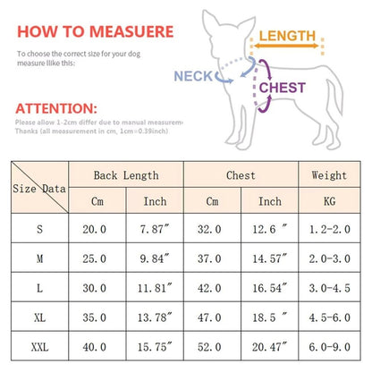 Cotton Dog Clothes Spring Summer Small Dogs Pullovers  Cat