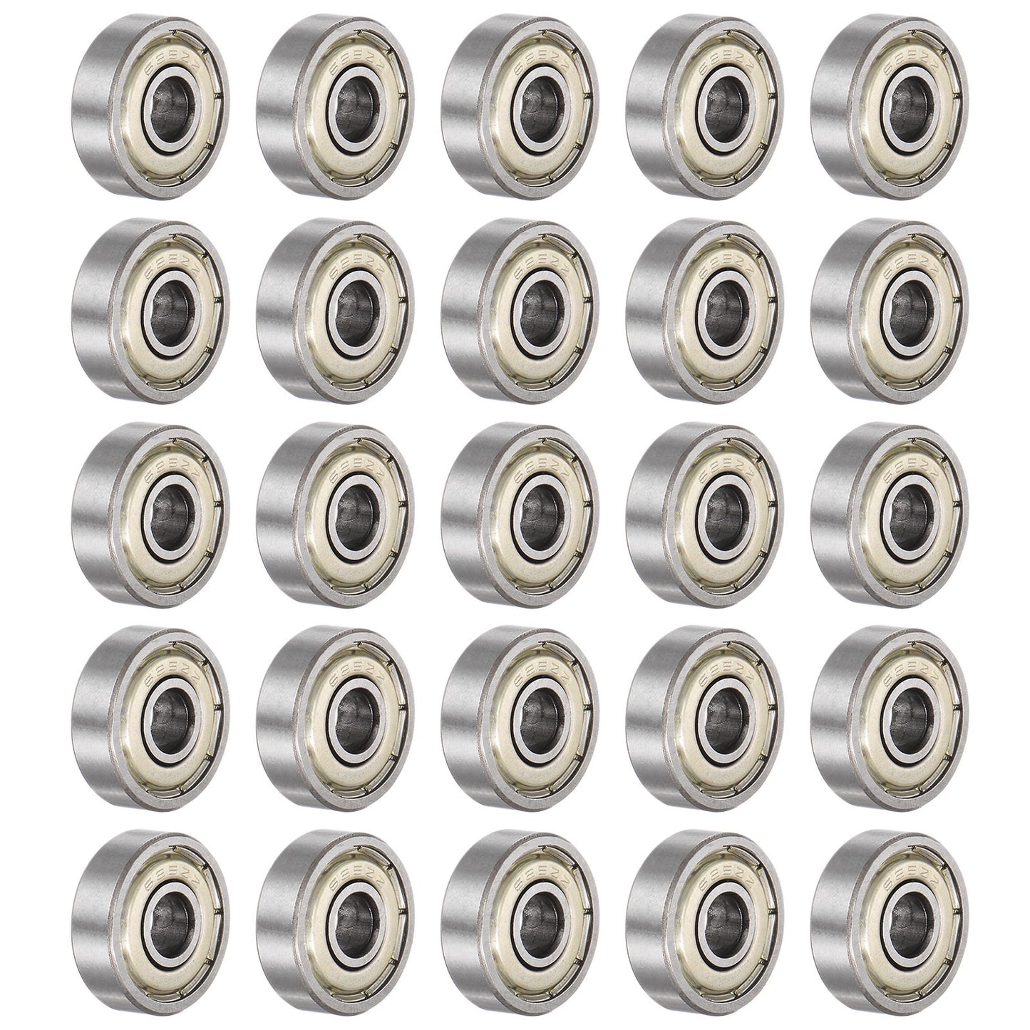 25Pcs 625ZZ Ball Bearings 5x16x5mm Carbon Steel Double Shielded ABEC3 Bearing