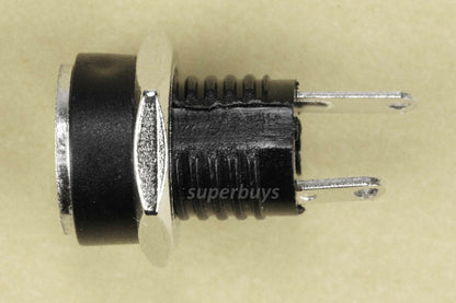 5pcs 5.5mm x 2.1mm Female DC Connector Socket Panel Mount Jack Plug Electrical