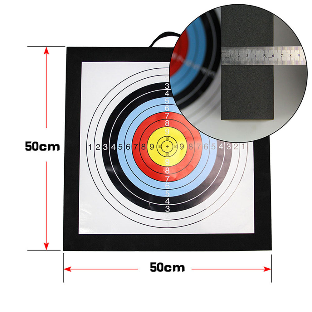 High Density Foam Archery Target For Compound & Recurve Bows with 10pcs Paper
