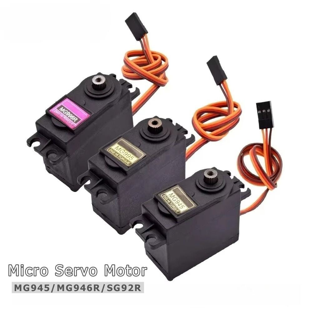 180 360 Degree Metal Gear Servo Motor Model Airplane Motors  for RC Car Robot