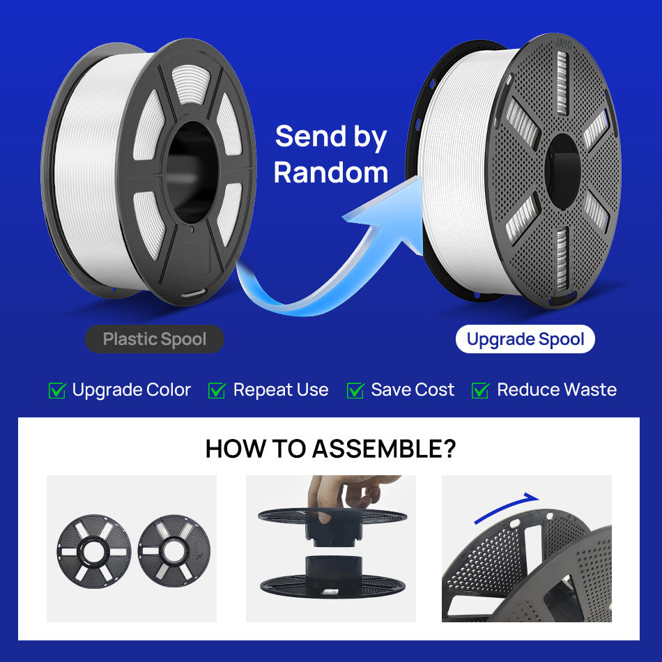 【Buy 10 Pay 6】JAYO PLA Matte High Speed PETG ABS PLA+ SILK 1.75mm Filament 1.1KG