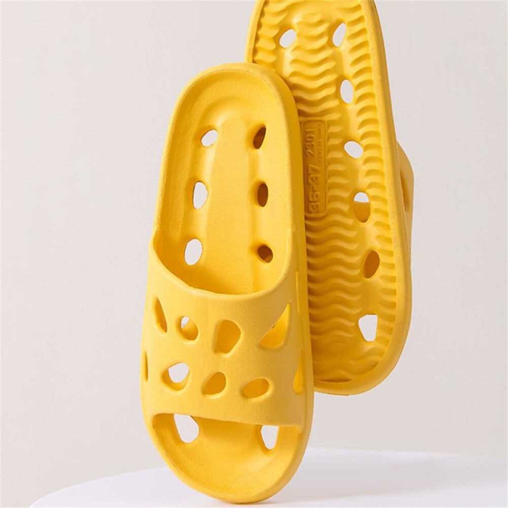Men Women Slippers Bathroom Leaking Quick-drying Shower Slipper Light Weight AU