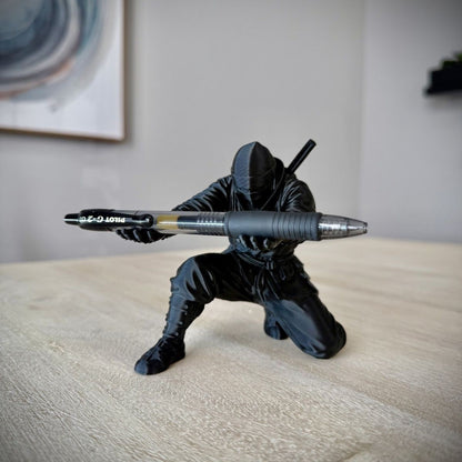 Funny 3D Printing Warrior Ornaments Creative Pen Holder Ninja Ornaments Office