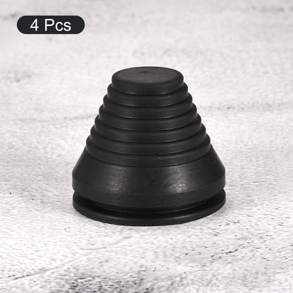 4pcs Rubber Grommet Mount Dia 40mm Conical for Wire Protect of Thick Plate