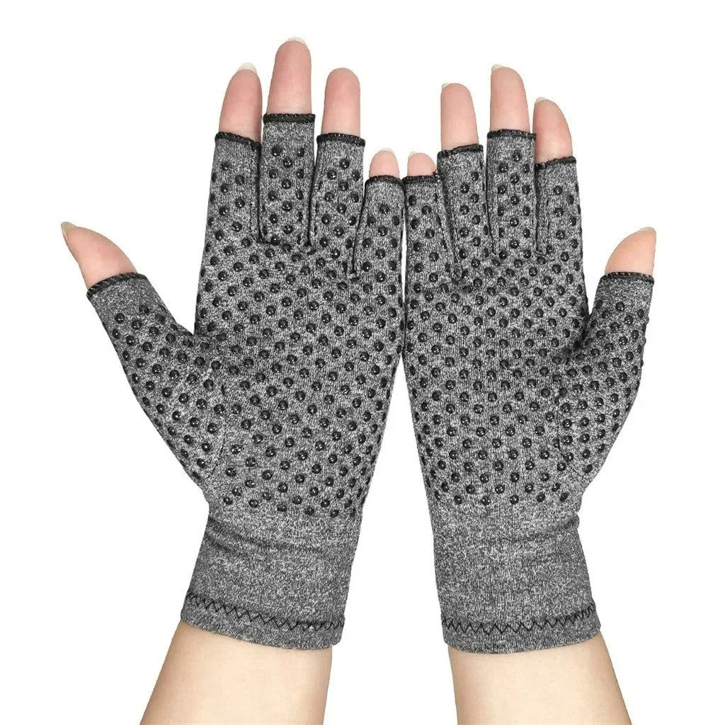 Compression Copper Arthritis Gloves Hand Wrist Support Finger Pain Relief Brace