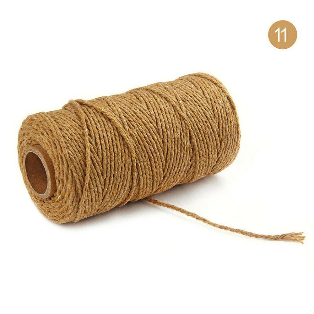 91.5M Yards Cotton Yarn Macrame Rope Twisted Soft Cotton Twine String Cord