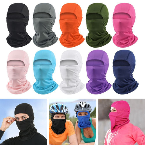 Cycling Helmet Cycling Balaclava Full Face Cap Face Cover Cooling Neck